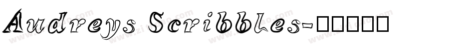 Audreys Scribbles字体转换